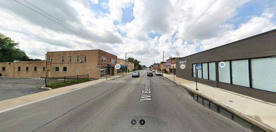Strzały podczas napadu rabunkowego przy Belmont Avenue Strzały podczas napadu rabunkowego przy Belmont Avenue