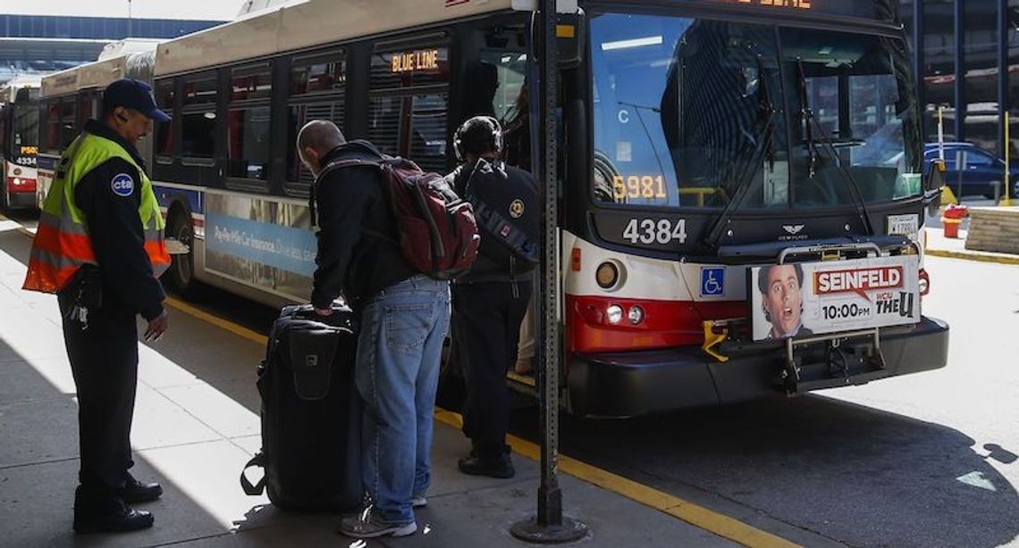 Strzały w autobusie CTA w Irving Park