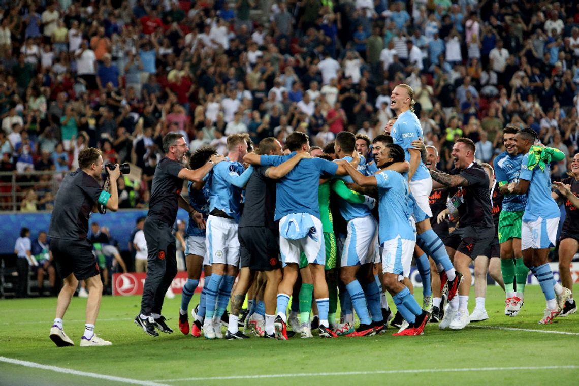 Superpuchar UEFA - pierwszy w historii triumf Manchesteru City