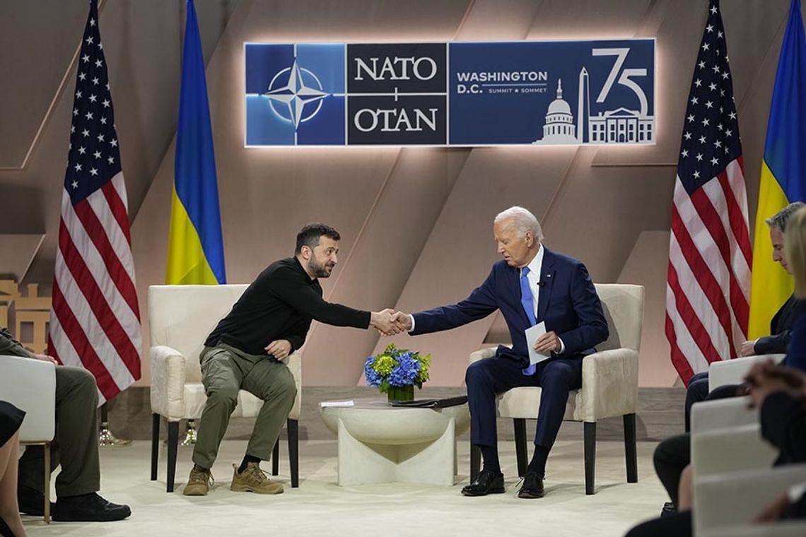 Szczyt NATO. Biden ogłosił na spotkaniu z Zełenskim nowy pakiet pomocy wojskowej dla Ukrainy