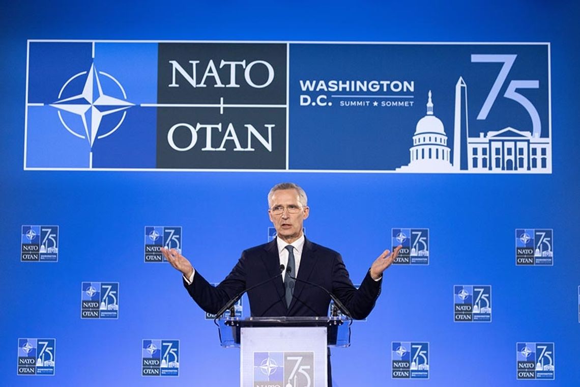 Szczyt NATO. Stoltenberg: Droga Ukrainy ku Sojuszowi jest nieodwracalna