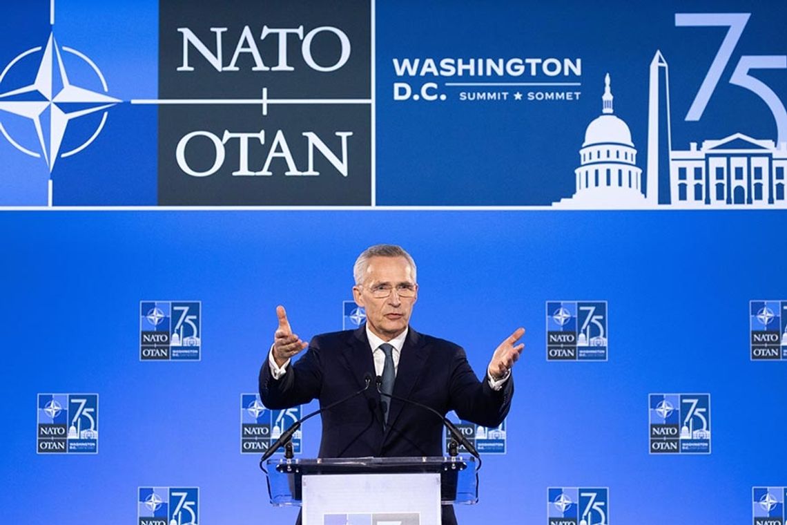 Szczyt NATO. Stoltenberg: Wysłaliśmy silny sygnał Moskwie, że zastraszanie nas nie popłaca