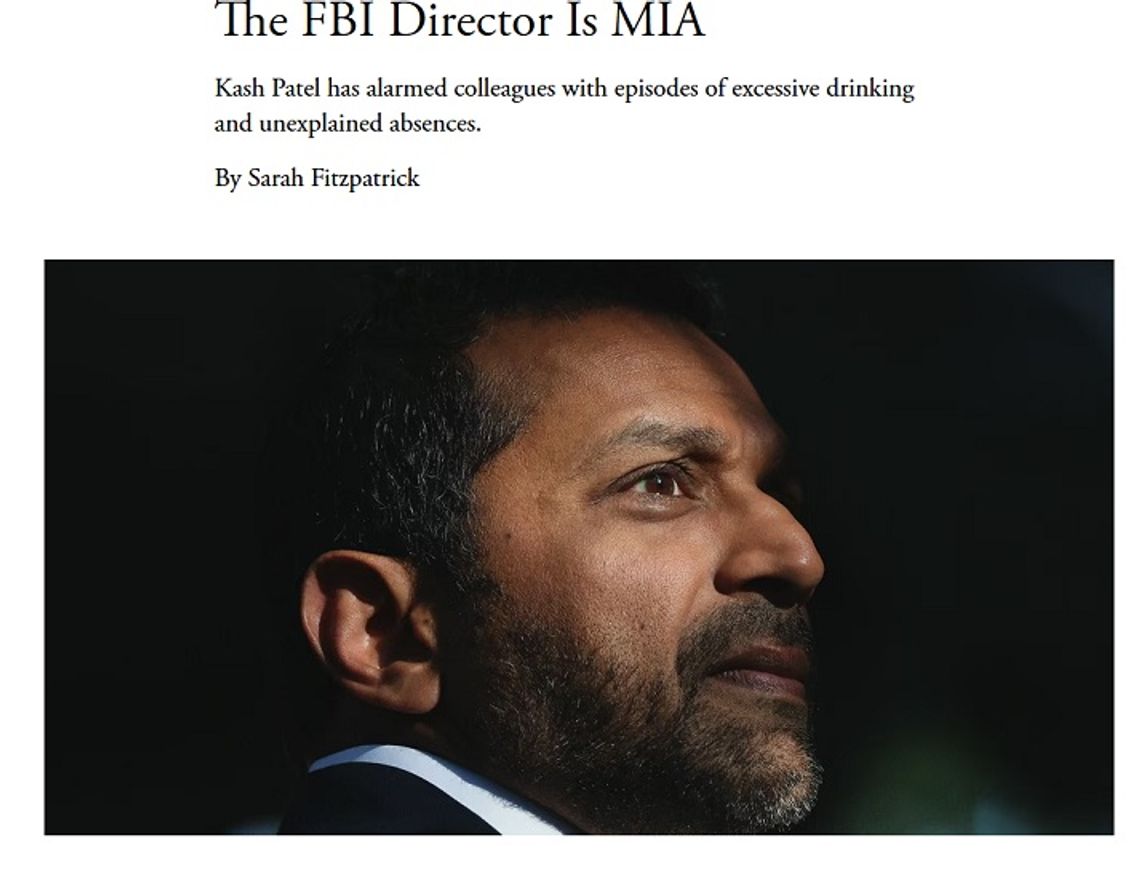 Szef FBI pozwał magazyn „Atlantic” o 250 mln dolarów za zniesławienie