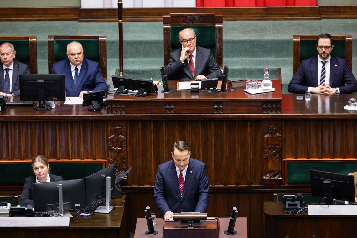 Szef MSZ w expose: bezpieczeństwo Polski wzmacniają UE, NATO i strategiczne relacje z USA; współpraca daje przewagę