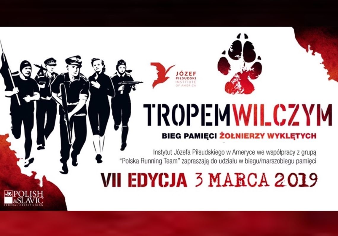 Szósta edycja biegu "Tropem Wilczym" w Nowym Jorku; uczestniczyło ok. 200 osób