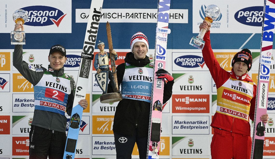 TCS - Kubacki trzeci w Garmisch-Partenkirchen, kolejna wygrana Graneruda