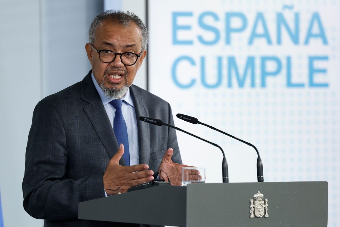 Tedros Adhanom Ghebreyesus, szef WHO: brak oznak fali zakażeń hantawirusem, ale kolejne przypadki możliwe Tedros Adhanom Ghebreyesus, szef WHO: brak oznak fali zakażeń hantawirusem, ale kolejne przypadki możliwe