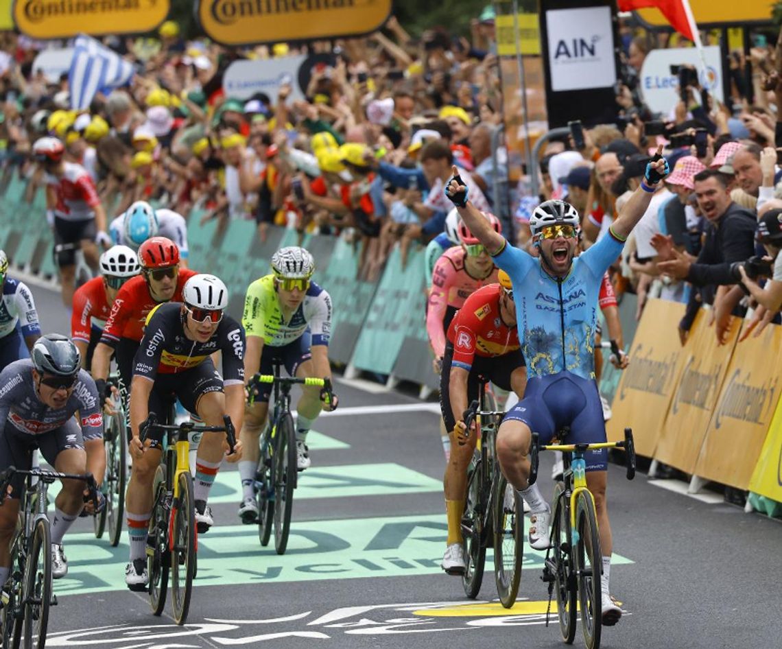 Tour de France - rekordowe zwycięstwo Cavendisha na 5. etapie