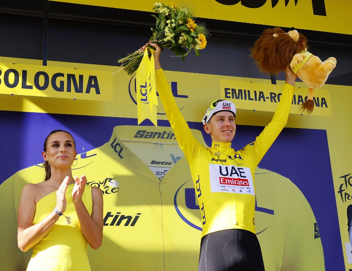 Tour de France - Vauquelin wygrał etap, Pogacar już liderem