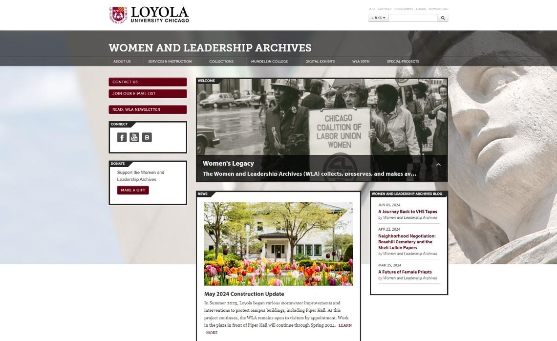 Treasurer Maria Pappas featured in Women and Leadership Archives at Loyola University Chicago