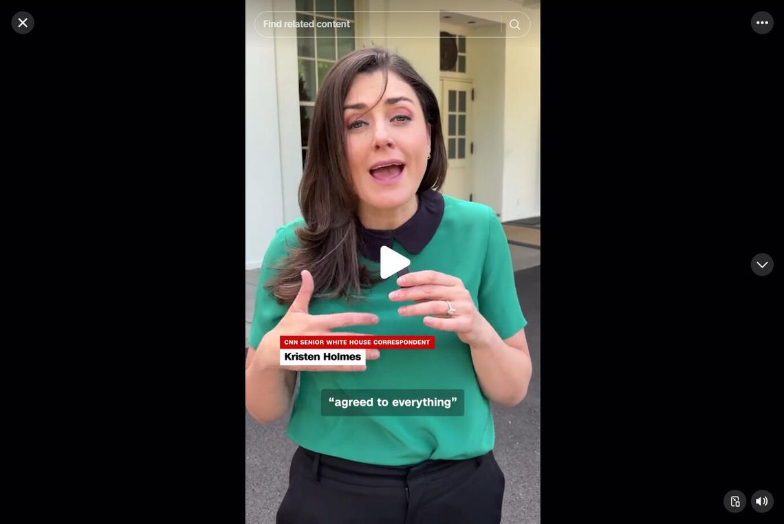 Trump do dziennikarki CNN: cicho bądź!