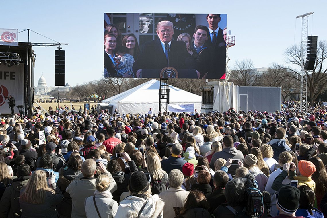 Trump do Marszu dla Życia: Amerykanie są coraz bardziej pro life (ZDJĘCIA)