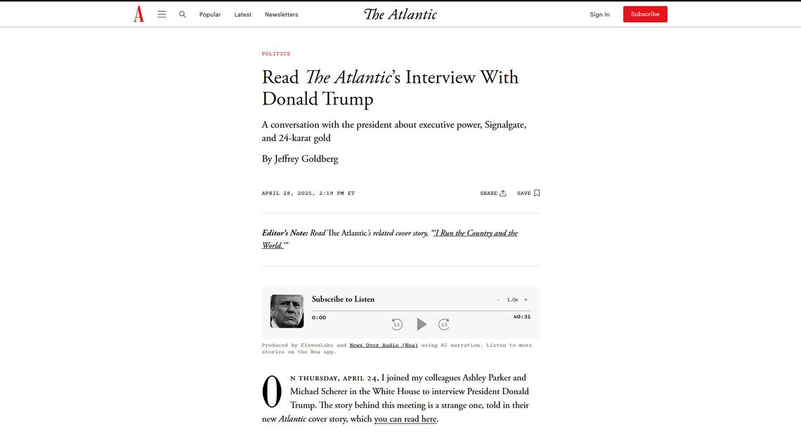 Trump w "The Atlantic": Mogę opowiedzieć się po stronie Ukrainy, ale niekoniecznie Zełenskiego