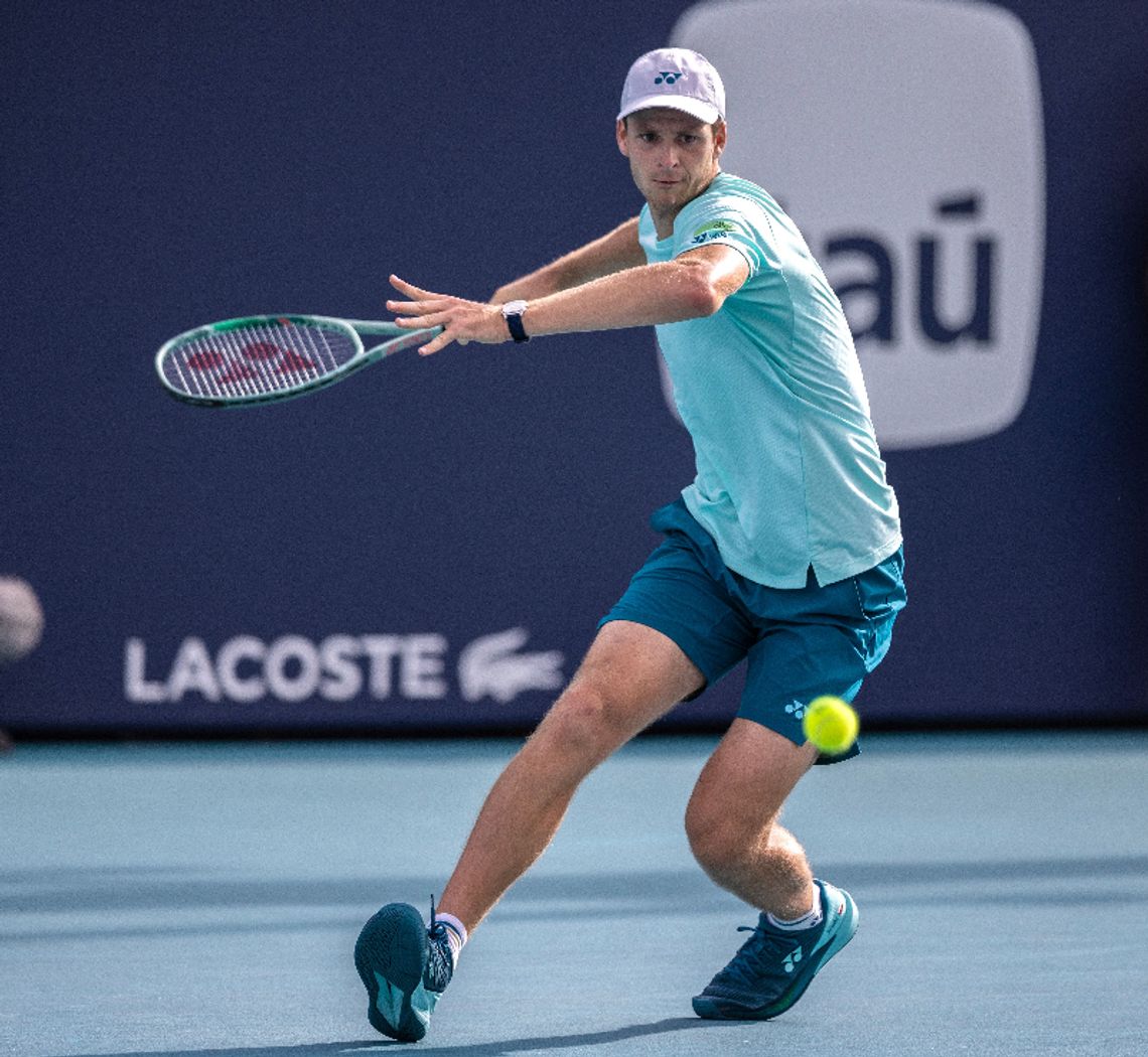 Turniej ATP w Miami - Hurkacz przegrał z Dimitrowem w 1/8 finału