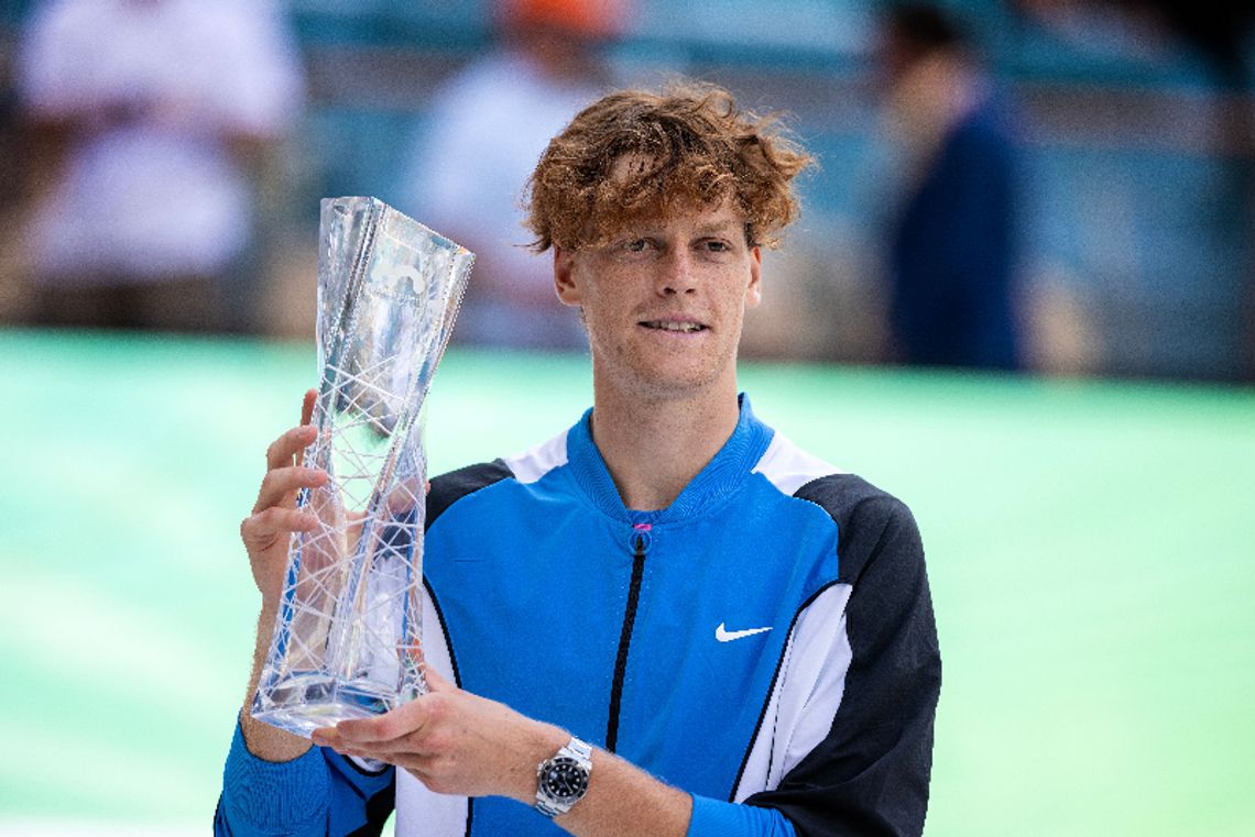 Turniej ATP w Miami - triumf Włocha Sinnera. Dimitrow rozgromiony