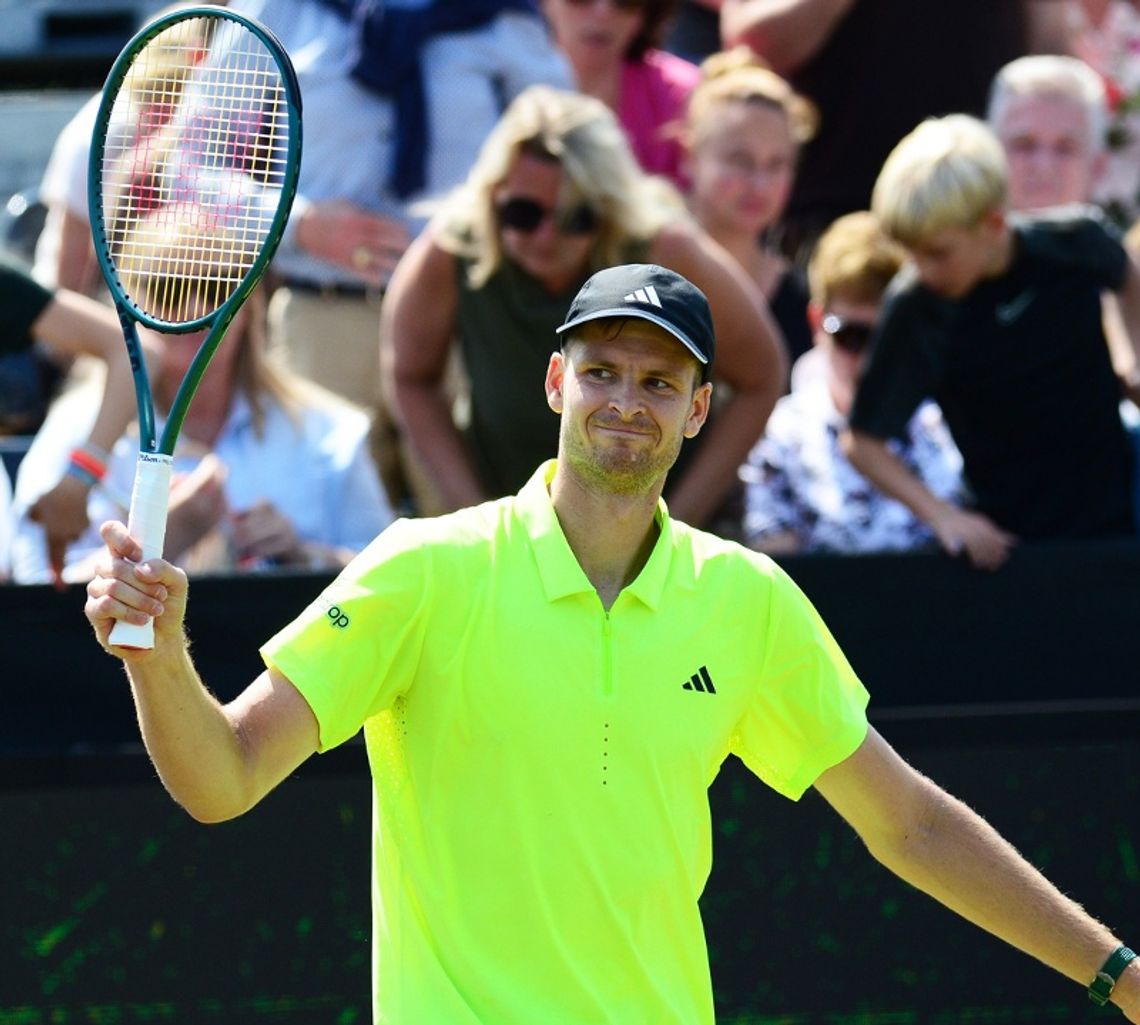 Turniej ATP w s'Hertogenbosch - Hurkacz awansował do drugiej rundy