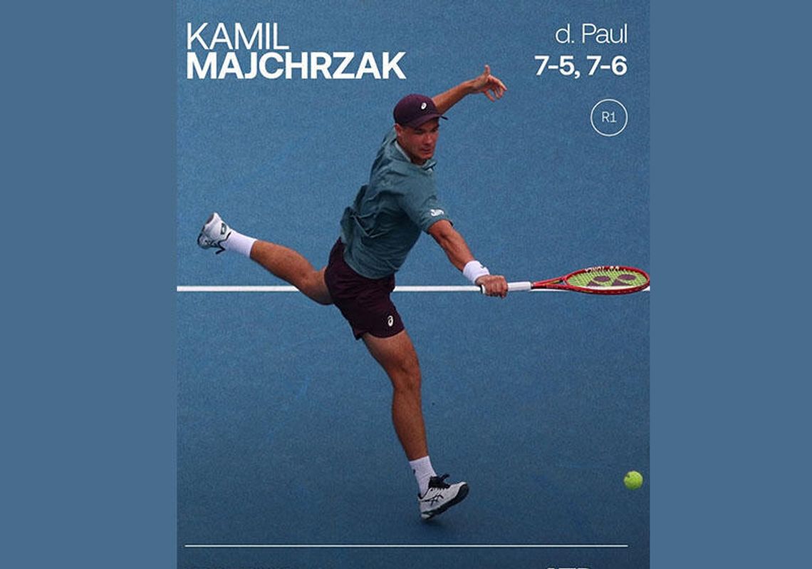 Turniej ATP w Waszyngtonie - awans Majchrzaka do drugiej rundy