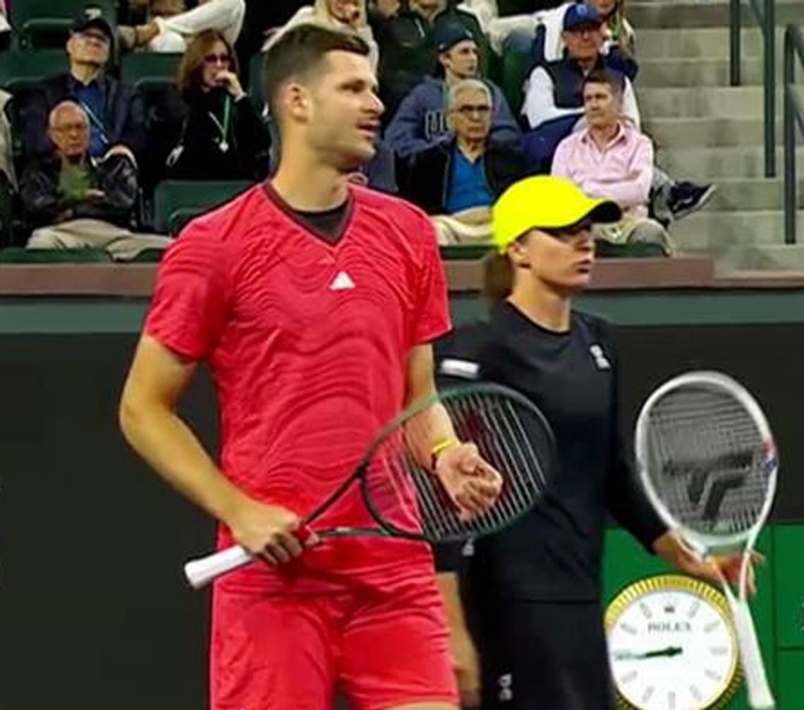 Turniej w Indian Wells - Świątek i Hurkacz odpadli w półfinale pokazowej imprezy