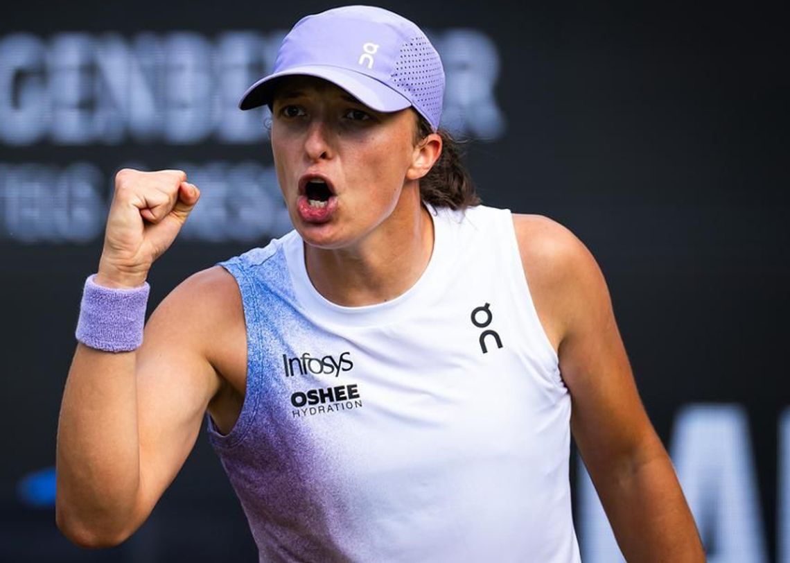 Turniej WTA w Bad Homburg - pierwszy finał Świątek w tym sezonie. Paolini rozgromiona