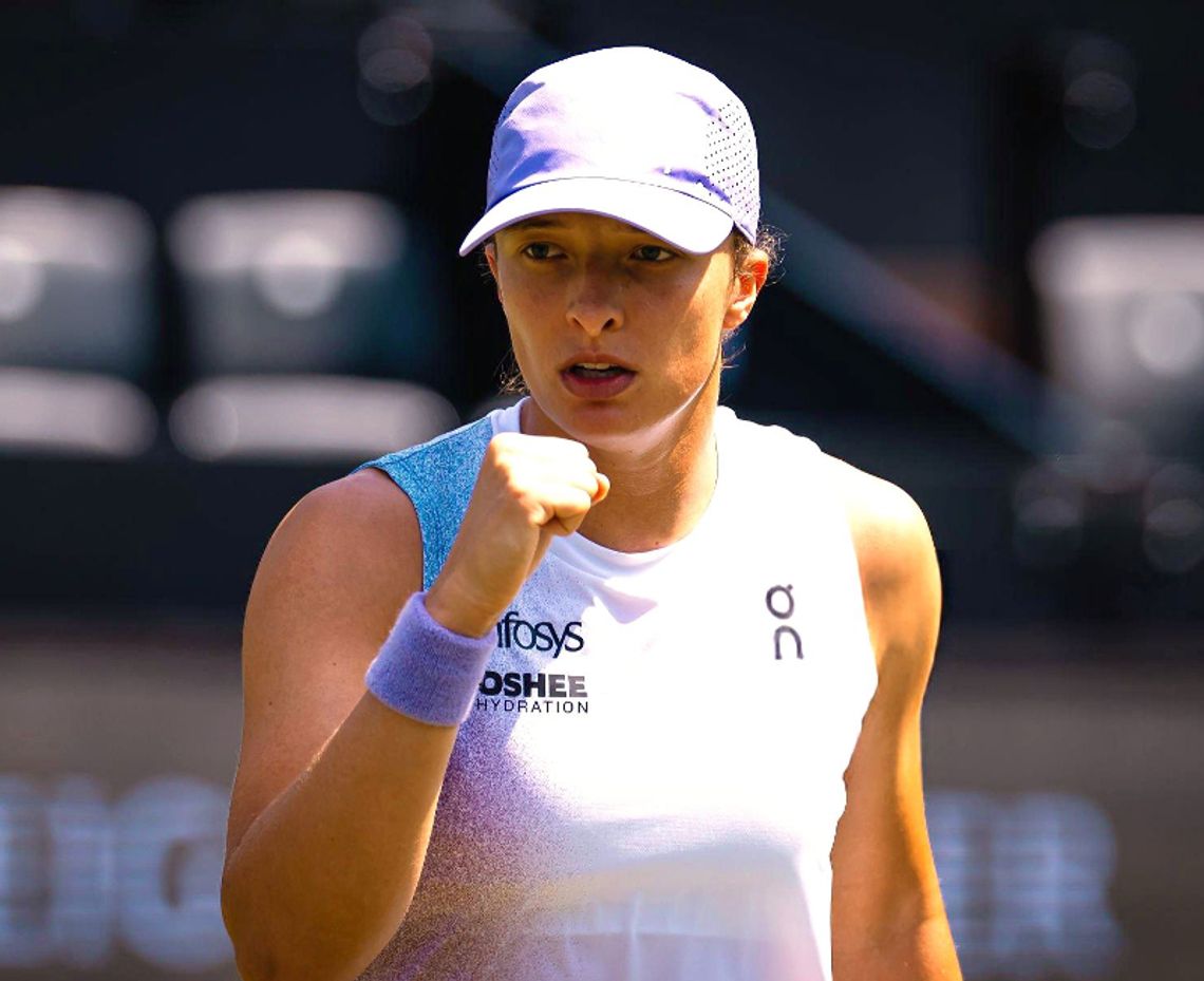 Turniej WTA w Bad Homburg - Świątek awansowała do półfinału