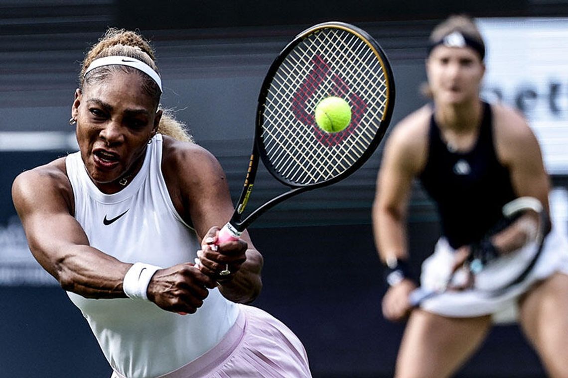 Turniej WTA w Berlinie - porażka Sereny Williams w deblu Turniej WTA w Berlinie - porażka Sereny Williams w deblu
