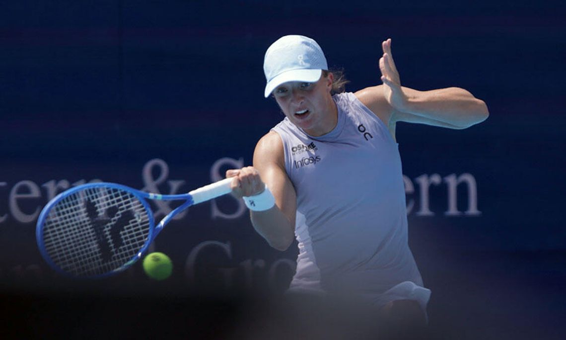 Turniej WTA w Cincinnati - awans Świątek do półfinału Turniej WTA w Cincinnati - awans Świątek do półfinału