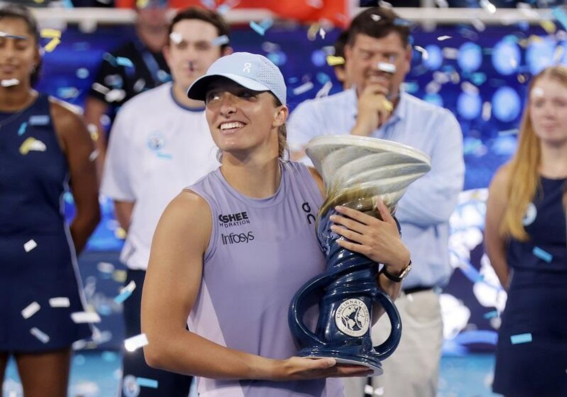 Turniej WTA w Cincinnati - tytuł dla Igi Świątek Turniej WTA w Cincinnati - tytuł dla Igi Świątek