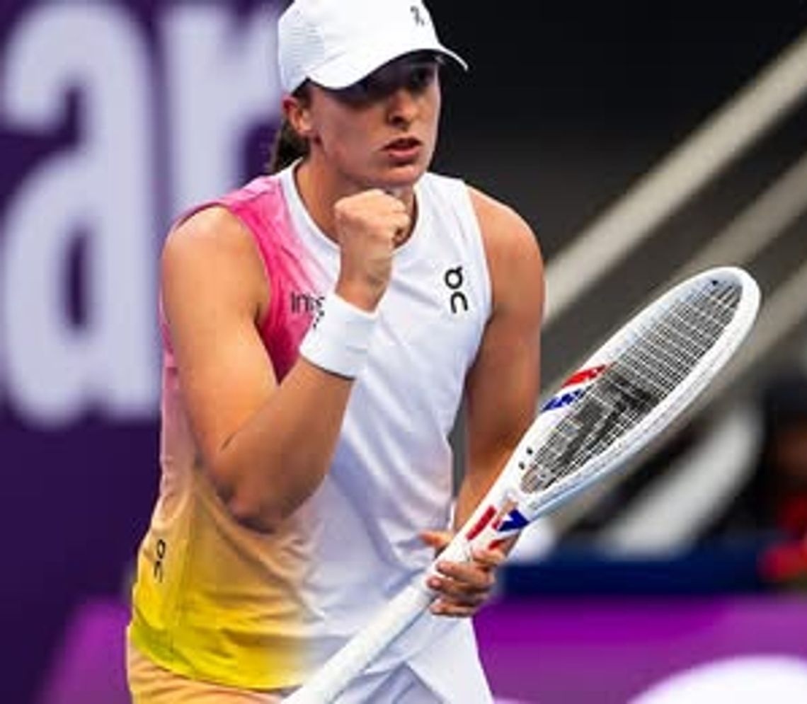 Turniej WTA w Dausze - awans Świątek i Linette