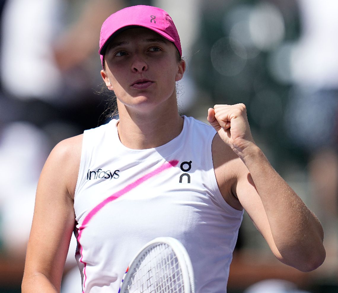 Turniej WTA w Indian Wells - awans Świątek, Noskova bez szans