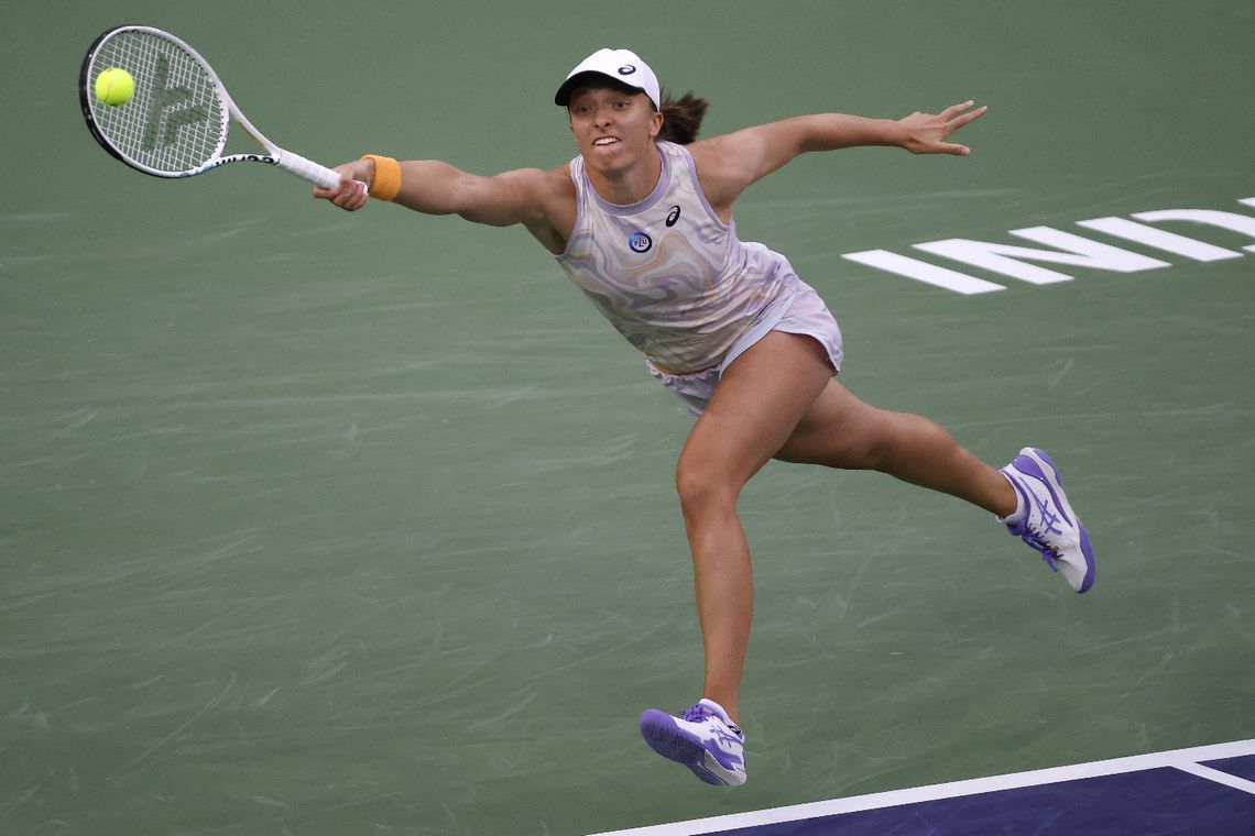 Turniej WTA w Indian Wells - Iga Świątek odpadła w półfinale. Rybakina poza zasięgiem