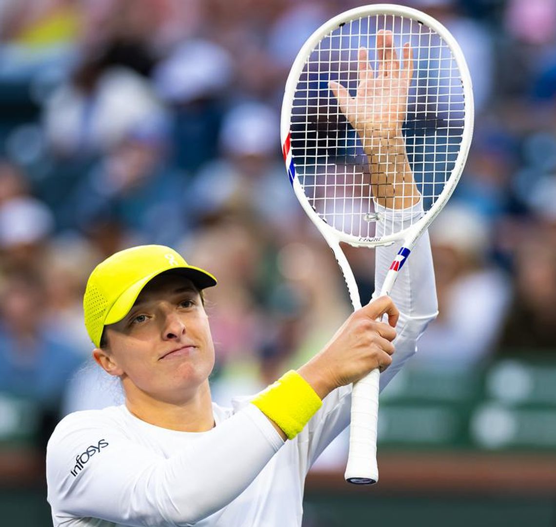 Turniej WTA w Indian Wells - Świątek nie dała szans Jastremskiej