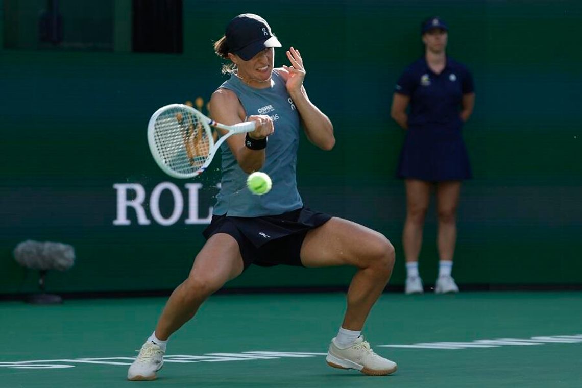 Turniej WTA w Indian Wells - Świątek odpadła w ćwierćfinale i straci pozycję wiceliderki