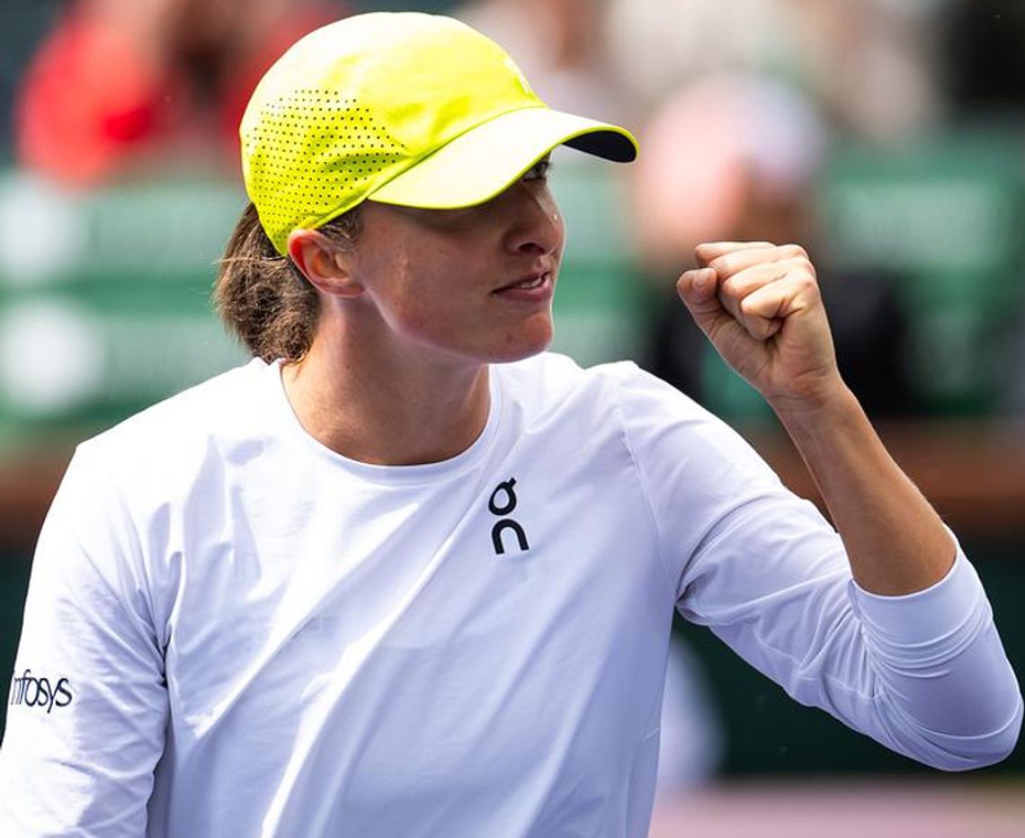 Turniej WTA w Indian Wells - Świątek w półfinale. Mistrzyni olimpijska pokonana