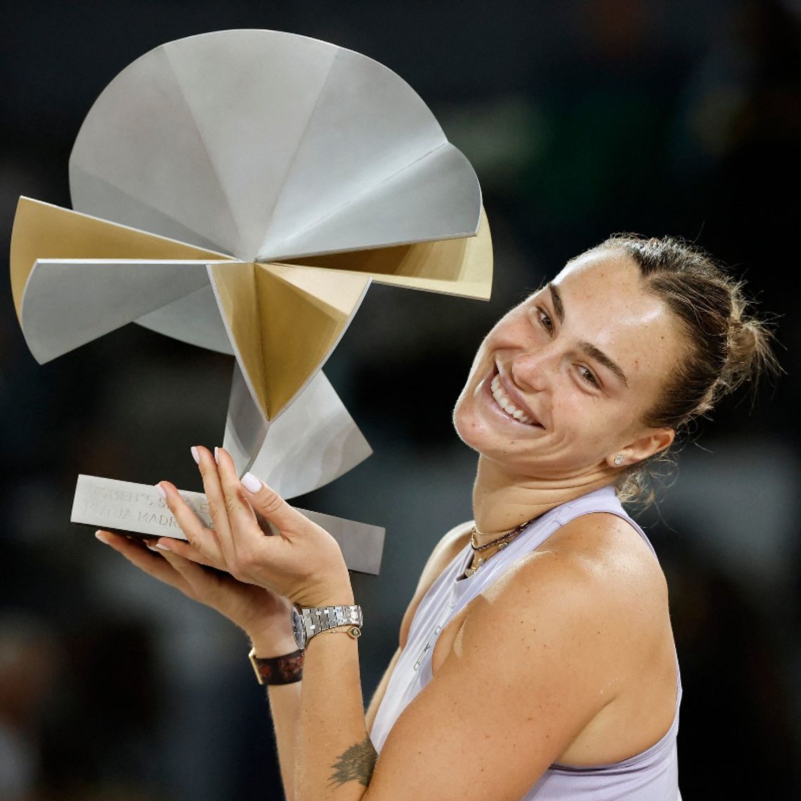 Turniej WTA w Madrycie - Sabalenka pokonała Gauff w finale