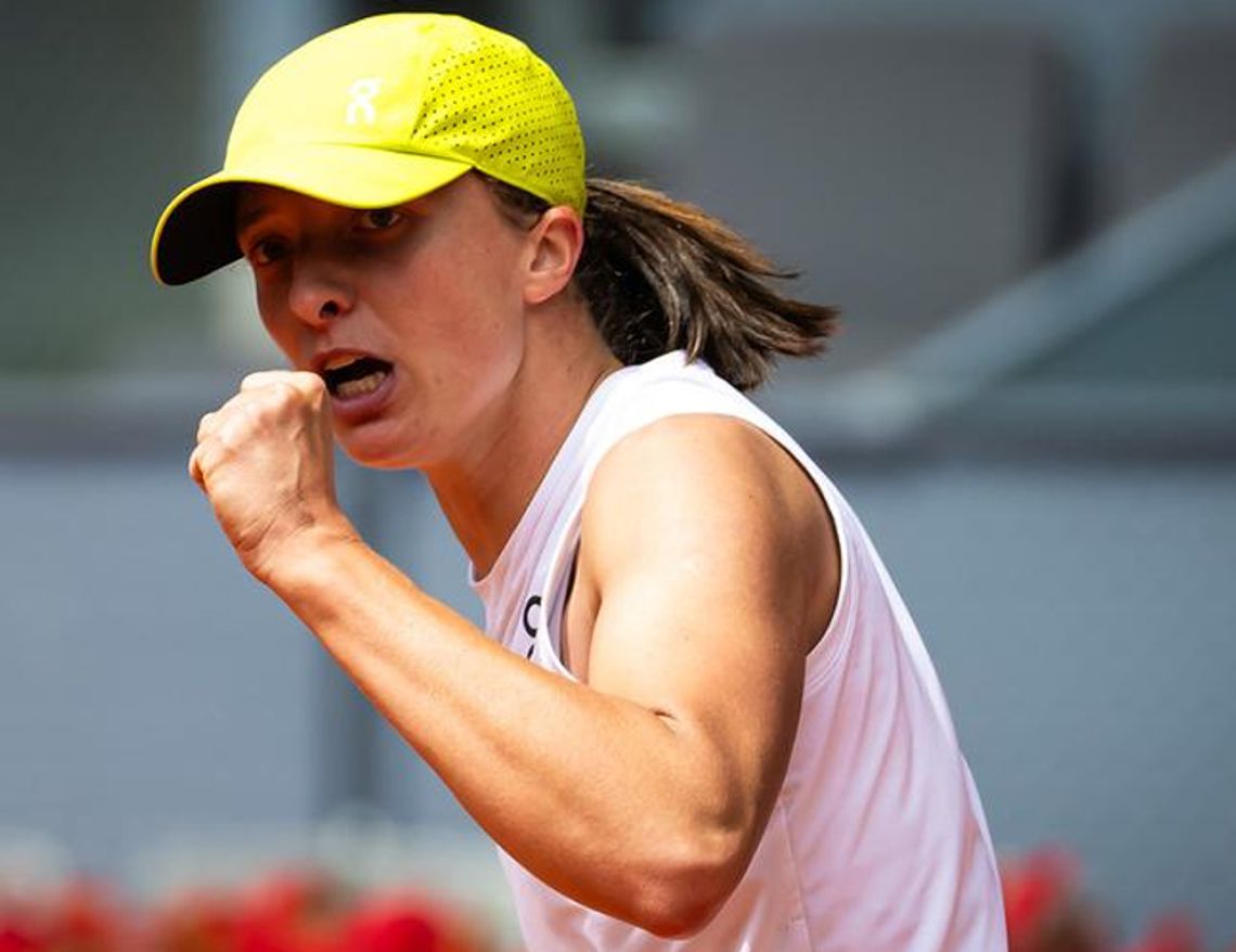 Turniej WTA w Madrycie - Świątek: dzisiejszy mecz daje poczucie, że można wyjść z każdych tarapatów