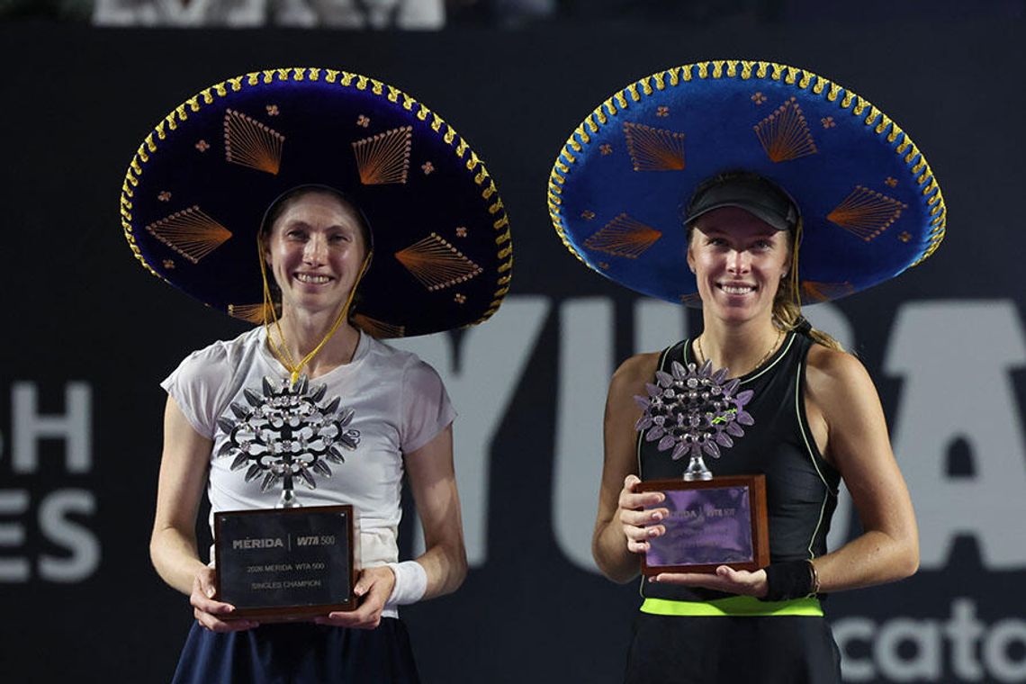 Turniej WTA w Meridzie - porażka Fręch w finale, pierwszy tytuł Bucsy Turniej WTA w Meridzie - porażka Fręch w finale, pierwszy tytuł Bucsy