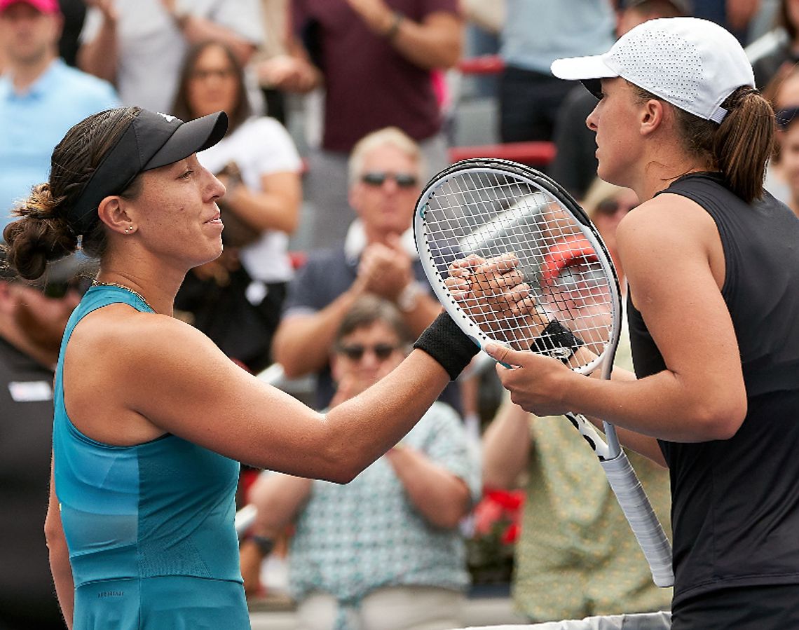 Turniej WTA w Montrealu - Świątek wyeliminowana w półfinale. Pegula zagra o tytuł