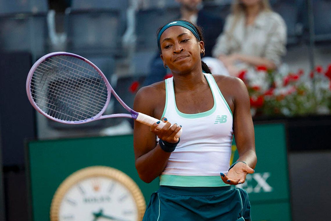 Turniej WTA w Rzymie - Gauff w półfinale