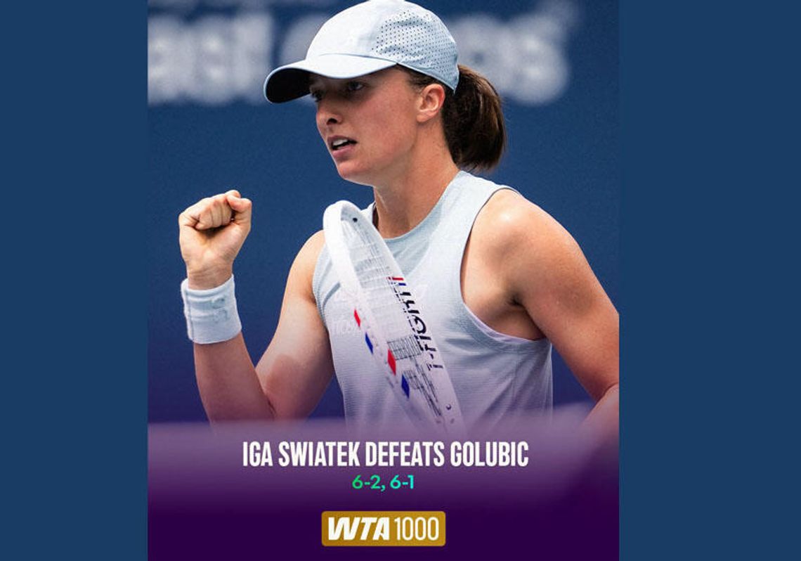 Turniej WTA w Toronto - awans Świątek do 1/8 finału Turniej WTA w Toronto - awans Świątek do 1/8 finału