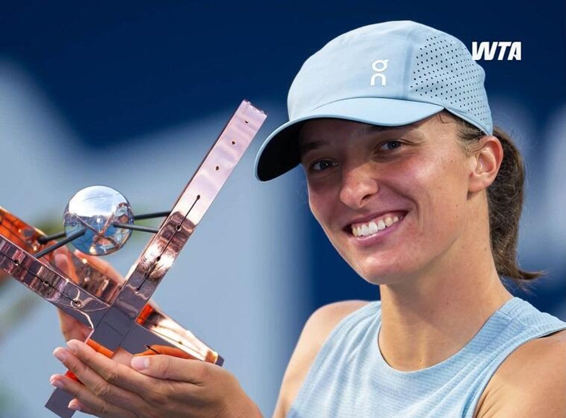 Turniej WTA w Toronto - tytuł dla Świątek Turniej WTA w Toronto - tytuł dla Świątek