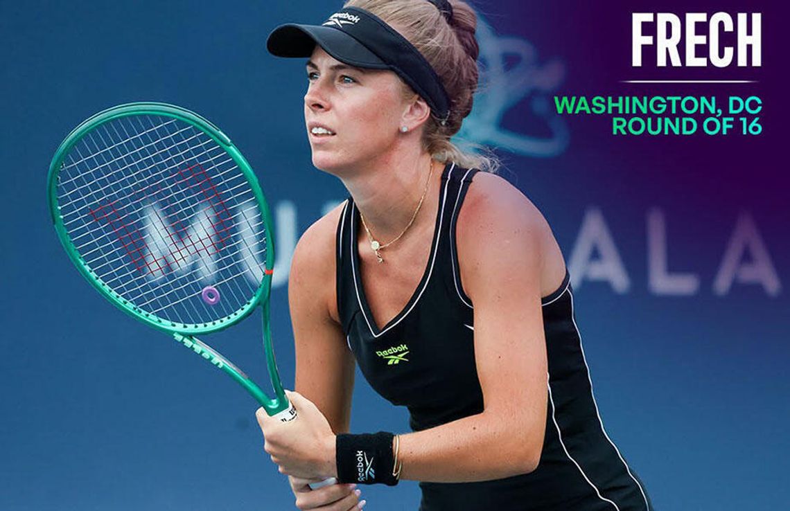 Turniej WTA w Waszyngtonie - Fręch przegrała z najwyżej rozstawioną Pegulą