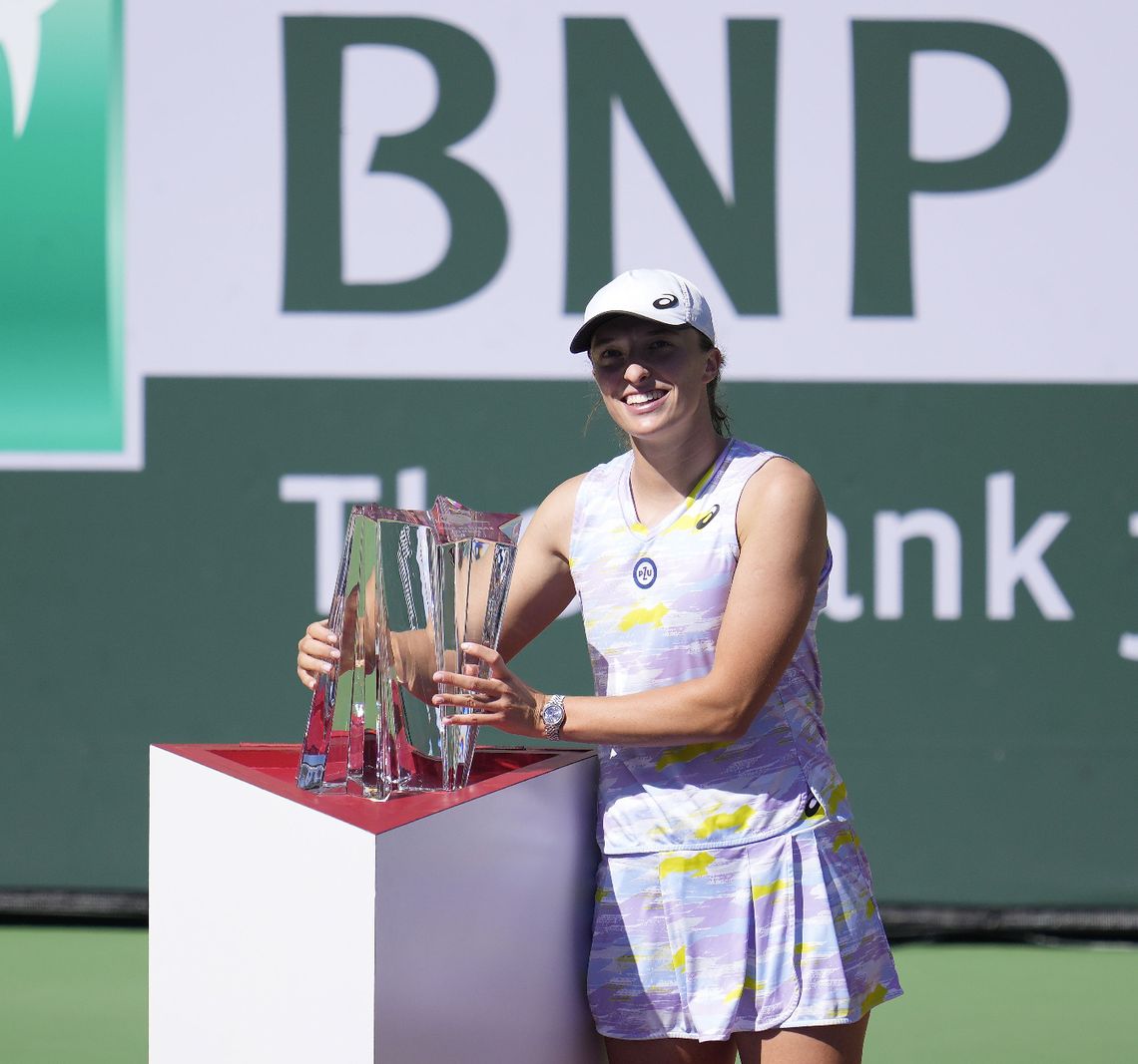 Turnieje WTA i ATP w Indian Wells - przed Świątek bardzo trudne zadanie