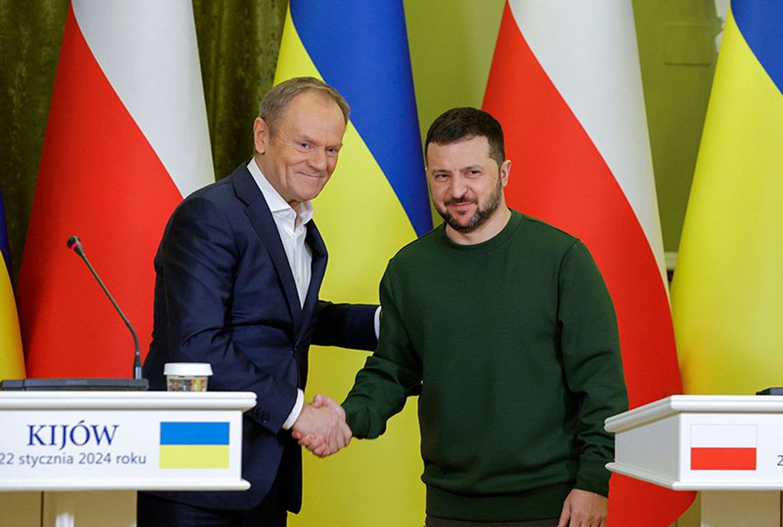 Tusk w Kijowie: Jeśli komuś zależy na wolności, musi dzisiaj wspierać Ukrainę (WIDEO)