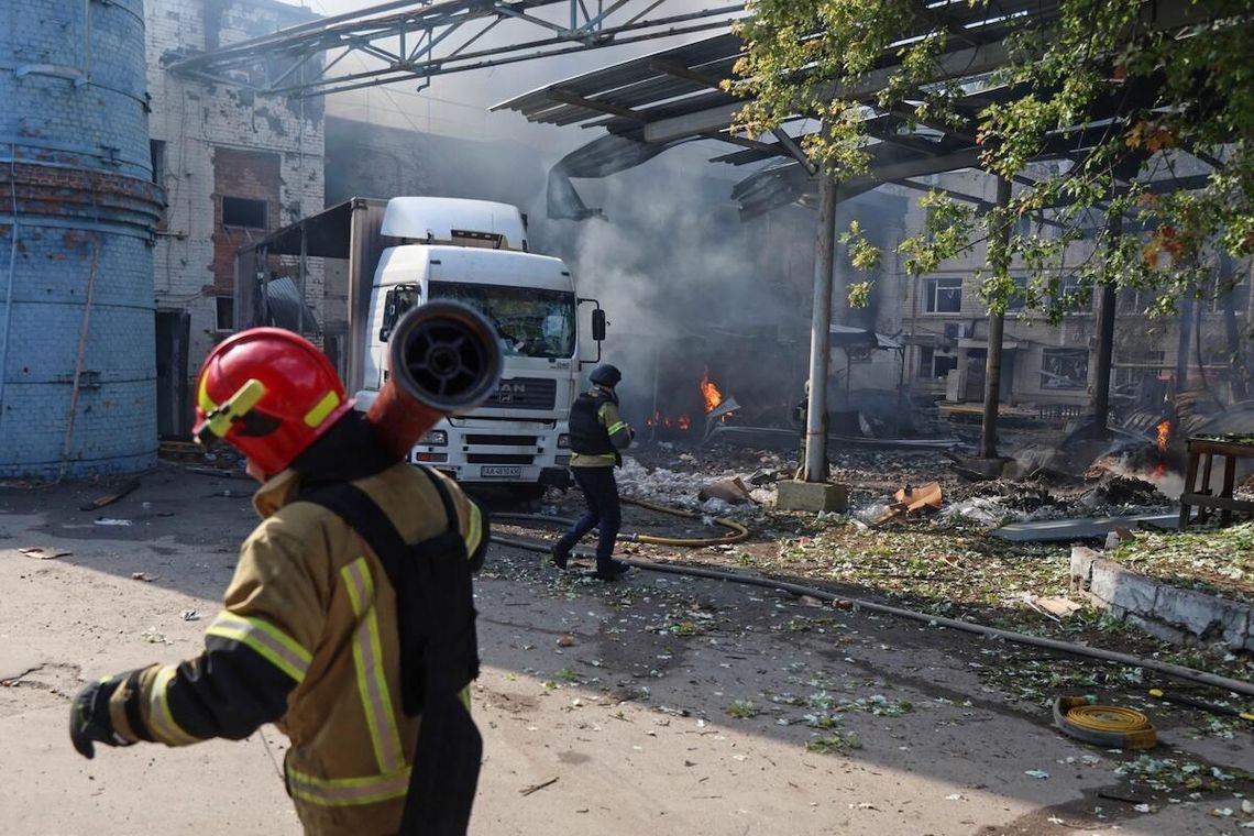 Ukraina. Władze: co najmniej jeden zabity i trzech rannych w rosyjskim ataku na centrum Kijowa