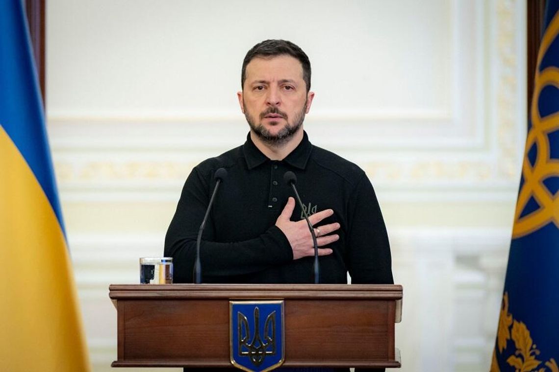 Ukraina. Zełenski: po trzech latach wojny żyjemy i mamy więcej przyjaciół niż kiedykolwiek