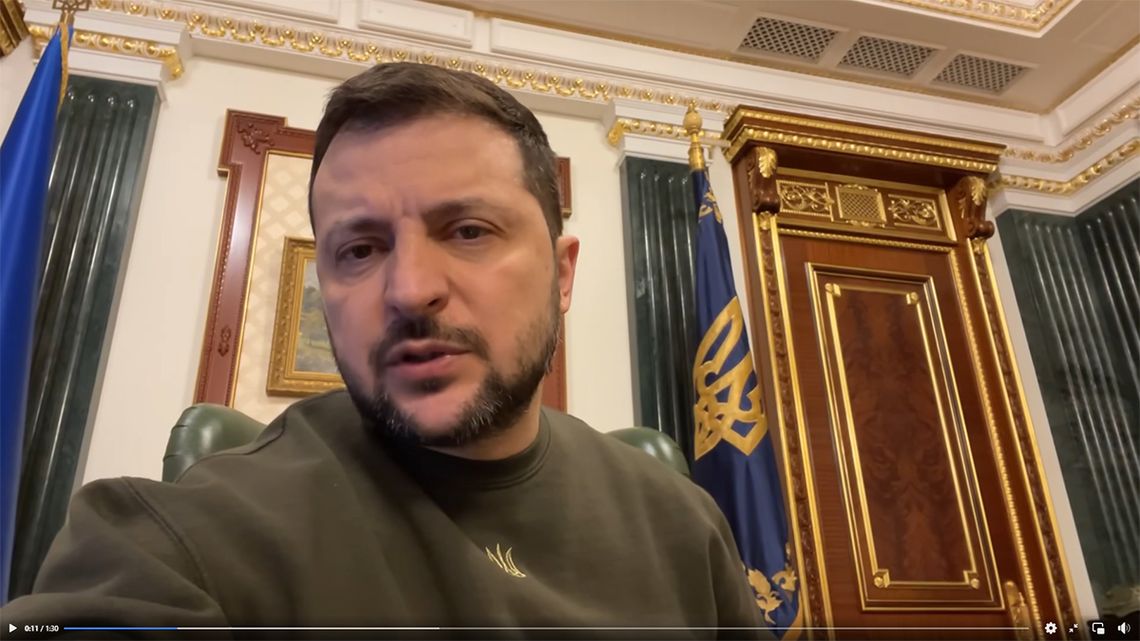 Ukraina. Zełenski w Dzień Kobiet podziękował walczącym kobietom (WIDEO)