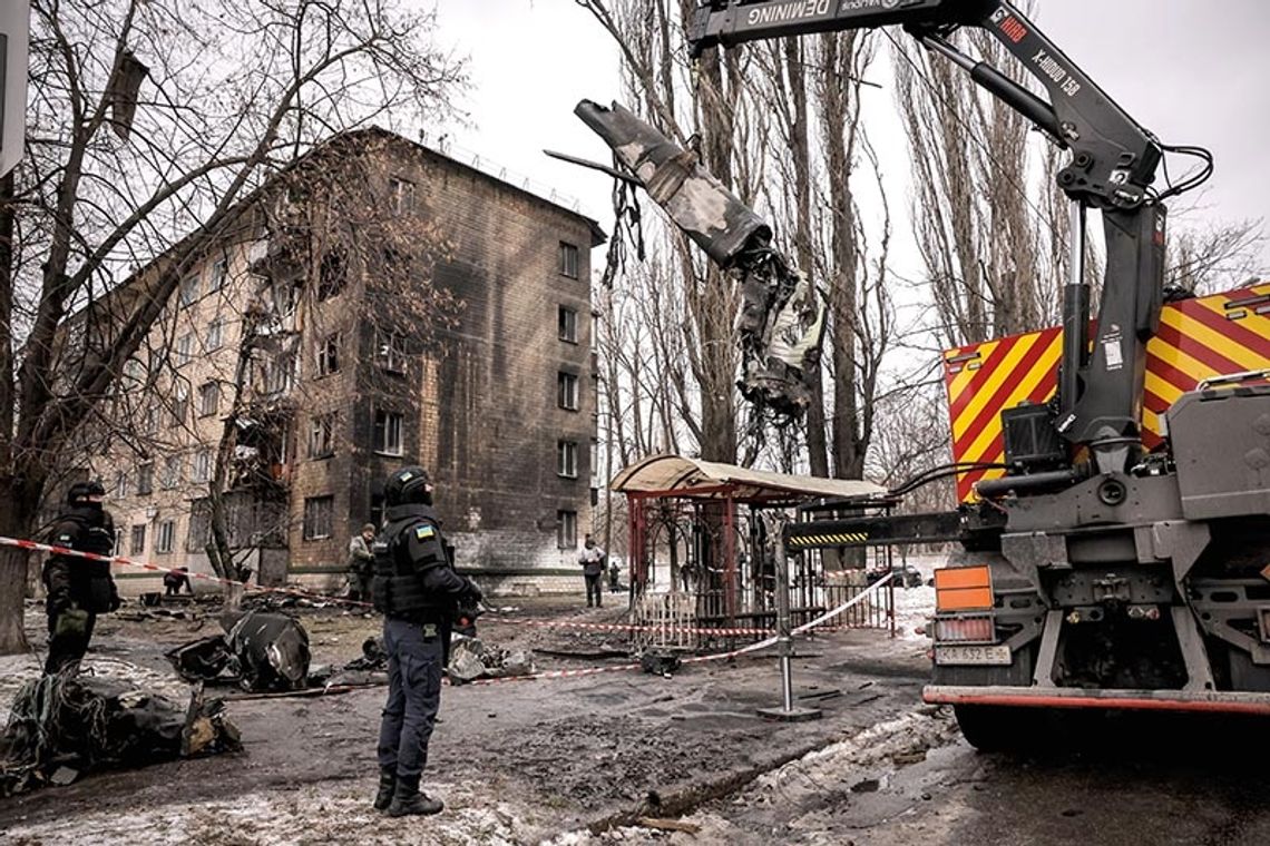 Ukraina. Zmasowany atak rakietowy na Kijów i Charków