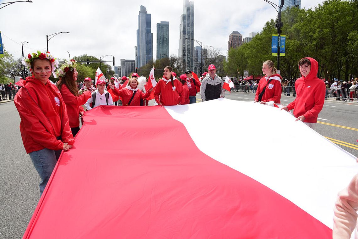 Ulicami Chicago przeszła Parada 3 Maja