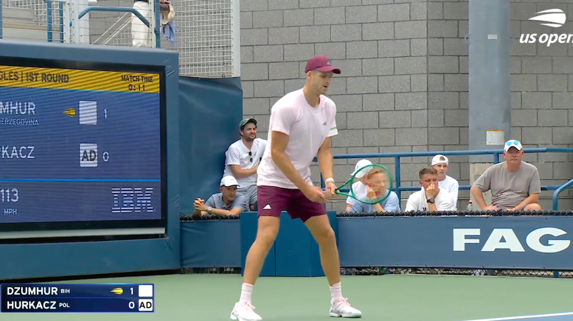 US Open - Hurkacz awansował do 2. rundy US Open - Hurkacz awansował do 2. rundy