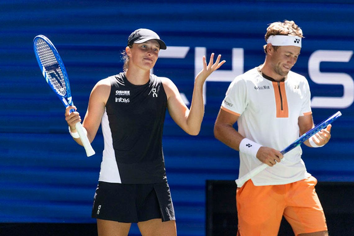 US Open - Świątek i Ruud w półfinale miksta US Open - Świątek i Ruud w półfinale miksta